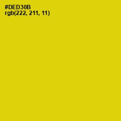 #DED30B - Barberry Color Image