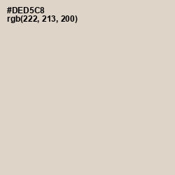 #DED5C8 - Timberwolf Color Image