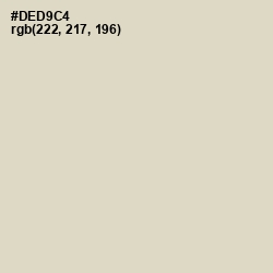 #DED9C4 - Tana Color Image