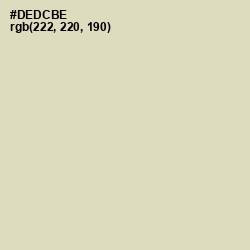 #DEDCBE - Sisal Color Image