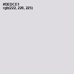 #DEDCE1 - Geyser Color Image