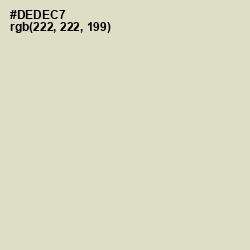 #DEDEC7 - Tana Color Image