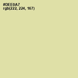 #DEE0A7 - Caper Color Image