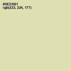 #DEE0B1 - Caper Color Image