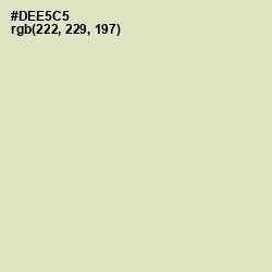 #DEE5C5 - Beryl Green Color Image