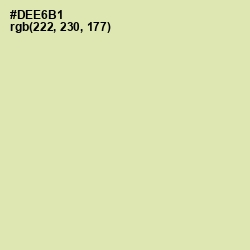 #DEE6B1 - Caper Color Image