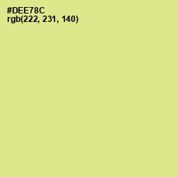 #DEE78C - Wild Rice Color Image