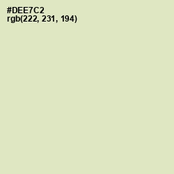 #DEE7C2 - Beryl Green Color Image