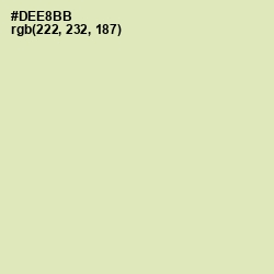 #DEE8BB - Caper Color Image