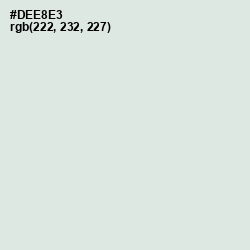 #DEE8E3 - Swans Down Color Image