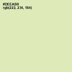 #DEEAB8 - Caper Color Image