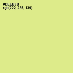 #DEEB8B - Mindaro Color Image