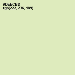 #DEECBD - Caper Color Image