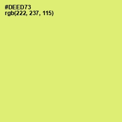 #DEED73 - Yellow Green Color Image
