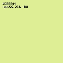 #DEEE94 - Primrose Color Image