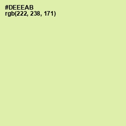 #DEEEAB - Caper Color Image