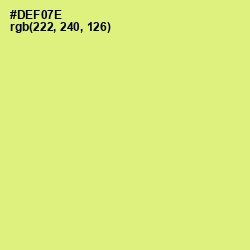 #DEF07E - Sulu Color Image
