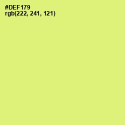 #DEF179 - Sulu Color Image
