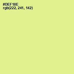 #DEF18E - Mindaro Color Image