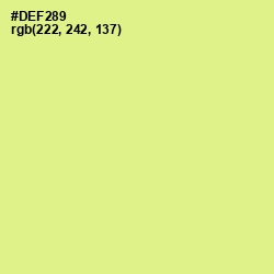 #DEF289 - Mindaro Color Image