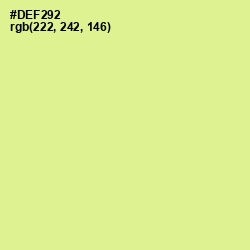 #DEF292 - Mindaro Color Image