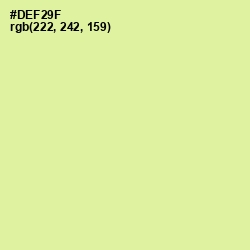 #DEF29F - Primrose Color Image