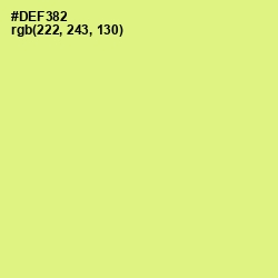 #DEF382 - Mindaro Color Image