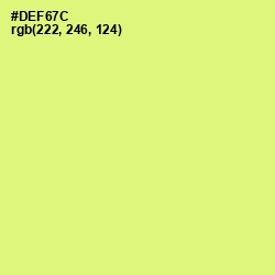 #DEF67C - Sulu Color Image