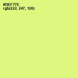 #DEF77E - Sulu Color Image