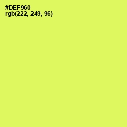 #DEF960 - Sulu Color Image