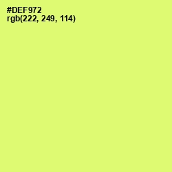 #DEF972 - Sulu Color Image