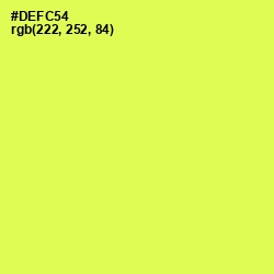 #DEFC54 - Starship Color Image