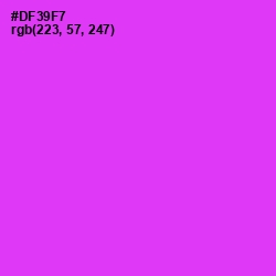 #DF39F7 - Razzle Dazzle Rose Color Image