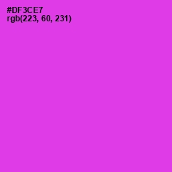 #DF3CE7 - Razzle Dazzle Rose Color Image