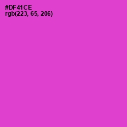 #DF41CE - Fuchsia Pink Color Image