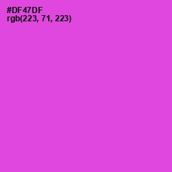 #DF47DF - Fuchsia Pink Color Image