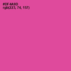 #DF4A9D - Mulberry Color Image