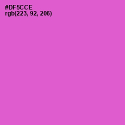 #DF5CCE - Fuchsia Pink Color Image