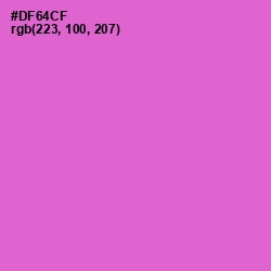 #DF64CF - Orchid Color Image