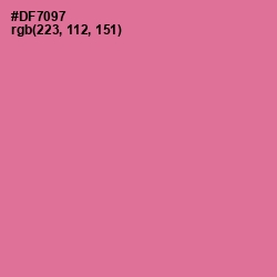 #DF7097 - Charm Color Image