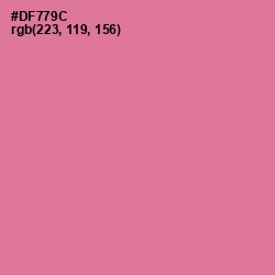 #DF779C - Charm Color Image