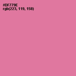 #DF779E - Charm Color Image