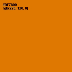 #DF7800 - Bamboo Color Image