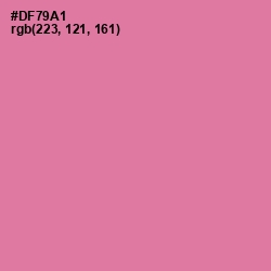 #DF79A1 - Hopbush Color Image
