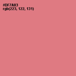 #DF7A83 - Charm Color Image