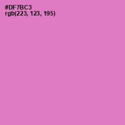 #DF7BC3 - Orchid Color Image