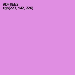 #DF8EE2 - Light Orchid Color Image