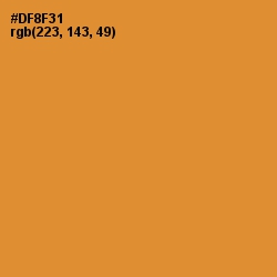 #DF8F31 - Brandy Punch Color Image