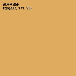 #DFAB5F - Sundance Color Image