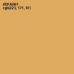 #DFAB61 - Apache Color Image